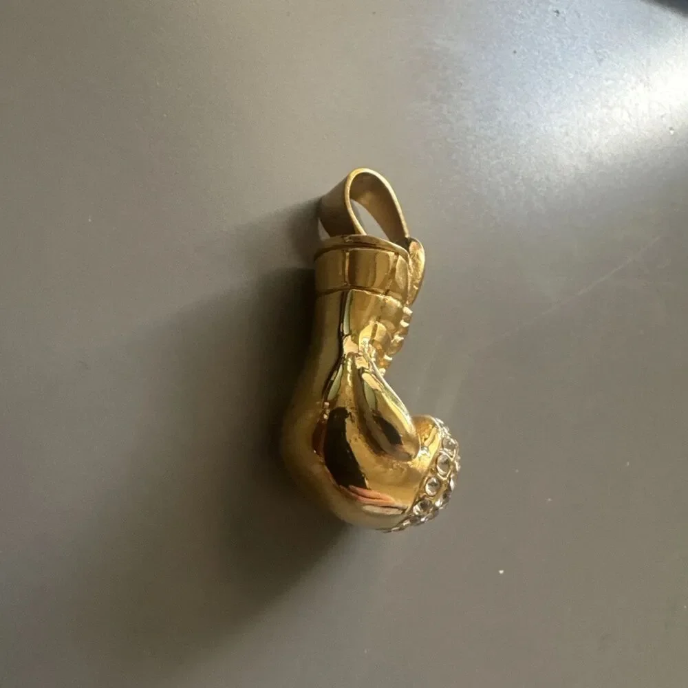 Silver Spark Jewels boxing glovee